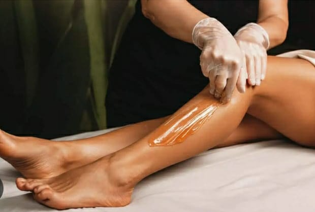 Full leg sugar waxing treatment at Beauty by BM