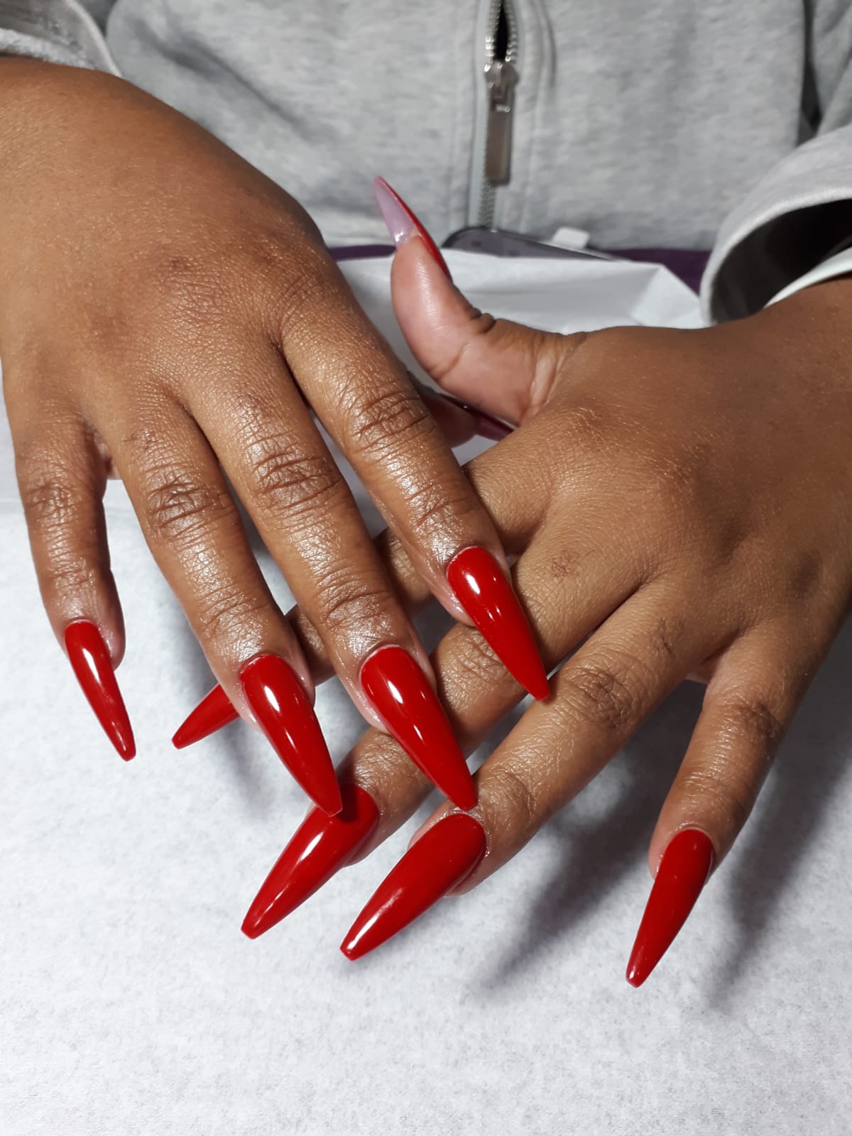 Acrylic tip nails by Beauty by BM