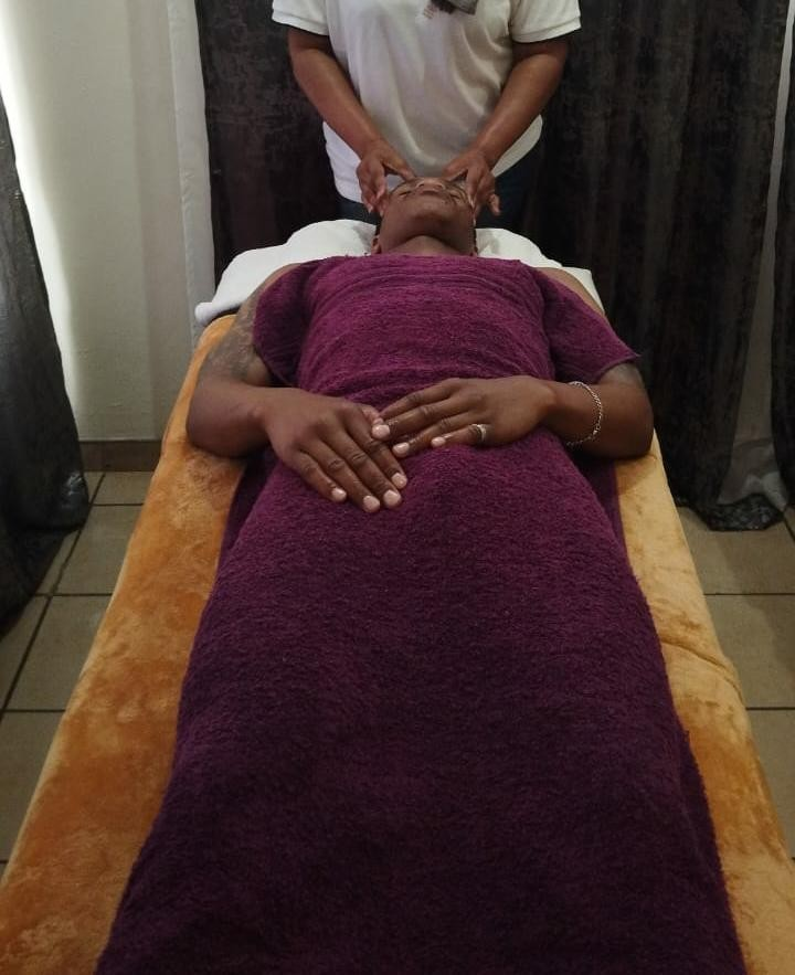 Calming facial massage at Beauty by BM