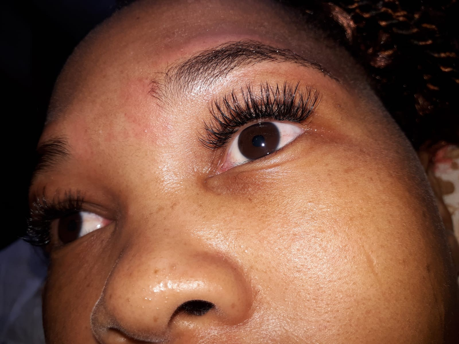 Lash extension close-up from Beauty by BM