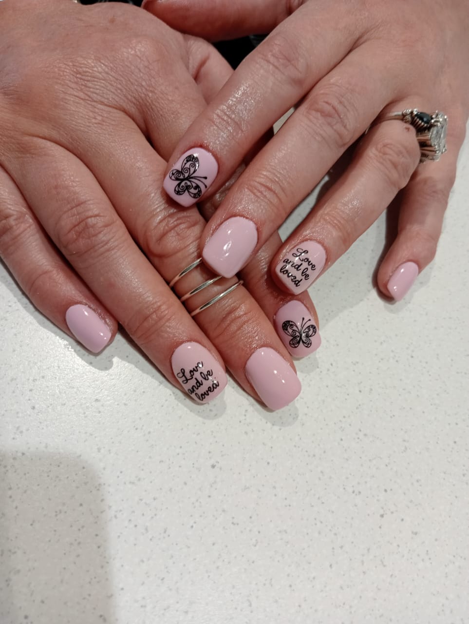 Acrylic tip nails by Beauty by BM
